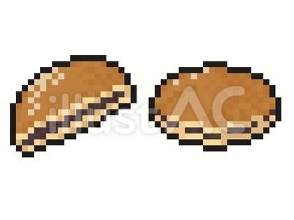 どら焼きのドット絵