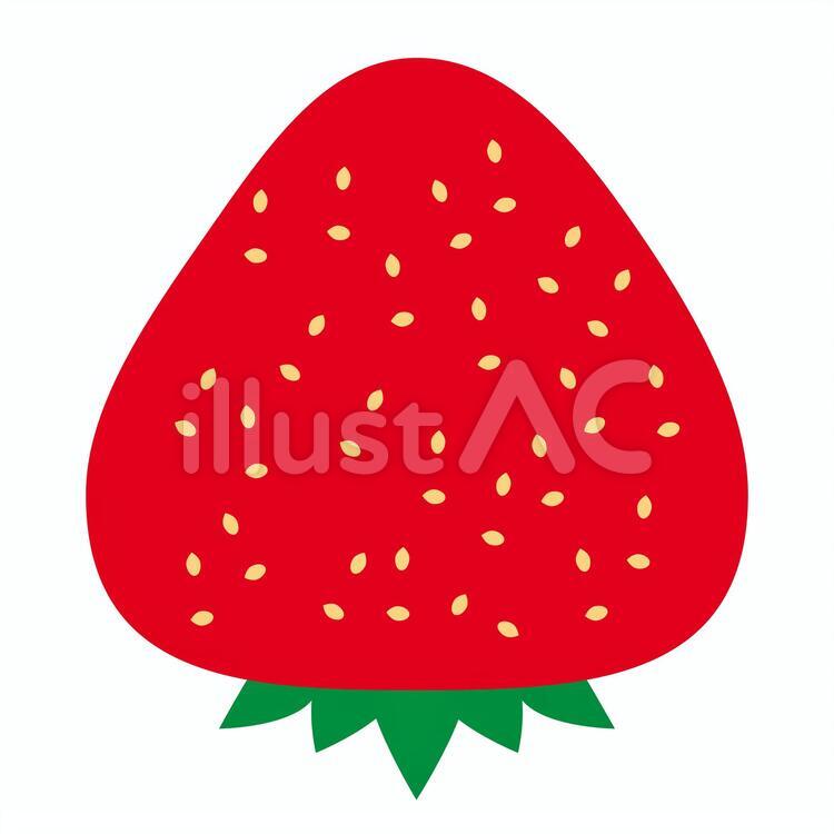 さかさまのイチゴ いちご,かわいい,春のイラスト素材