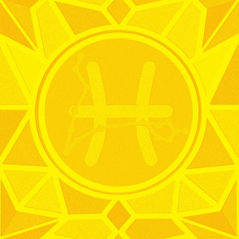 シームレスなモザイク　魚座　ｐ エンボス  魚座,うお座,星占い,ホロスコープ,占星術,12星座,宇宙,天体,天文,ギリシャ神話のイラスト素材