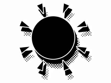 Illustration, sun, sunny, weather, JPG, PNG and AI