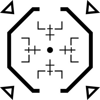 照準 照準,ターゲット,ロックオン,射撃,スコープ,狙撃,標的,照準器,的,狙いのイラスト素材