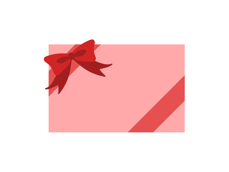 present with red ribbon, , JPG, PNG and AI