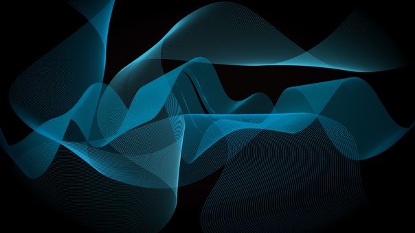 黒背景とラインウェーブ ラインウェーブ,曲線,流線,波,揺らぎ,黒背景,壁紙,背景,抽象的,不思議のイラスト素材