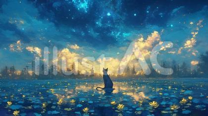 湖の猫3