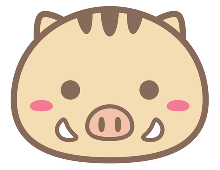 Illustration, hai, boar, tiny, JPG, PNG and AI