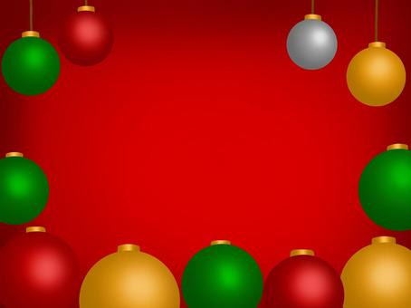 クリスマスオーナメントのフレーム