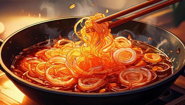 Deep-fried onions in oil, JPG Deep-fried onions in oil, fried chicken, onion, fly onion, JPG
