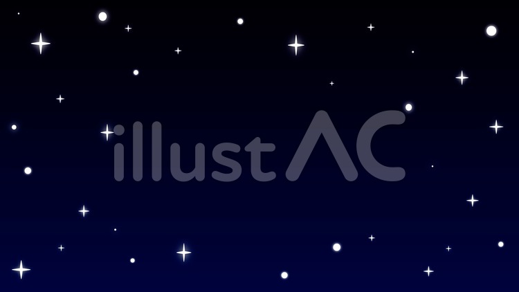 星空の背景素材 星空,夜,星のイラスト素材