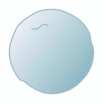 雪玉 雪玉,冬,雪,雪合戦,アイコン,クリスマス,シンプル,雪遊び,雪だるま,水色のイラスト素材