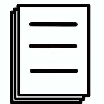 書類　メモ　複数　黒 書類,メモ,複数,紙の束,用紙,チラシ,黒,シンプル,ビジネス,素材のイラスト素材