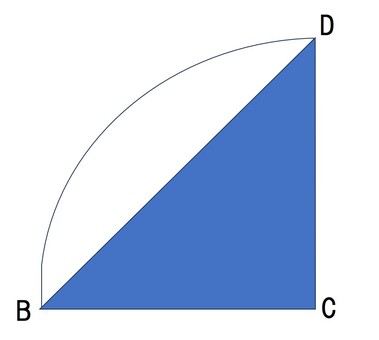 四角と円の切り抜き問題解法 算数,中学受験,円,四角,切り抜きのイラスト素材