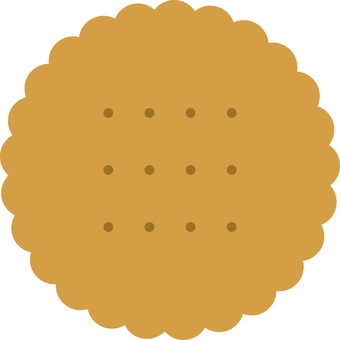 ビスケットのイラスト 焼き菓子,ビスケット,おやつ,洋菓子,お菓子のイラスト素材