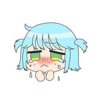 泣き顔 泣き顔,女の子,涙,悲しい,かわいい,ポロポロ,訴える,表情のイラスト素材