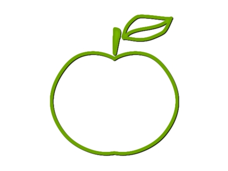 シンプルな青梨