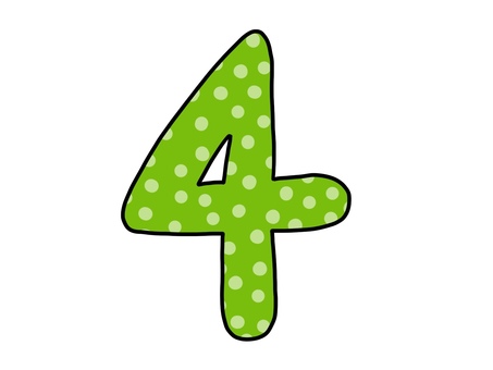 数字の4