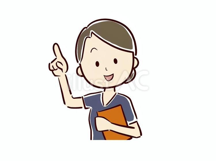 指し示す看護師 看護師,方向,示すのイラスト素材