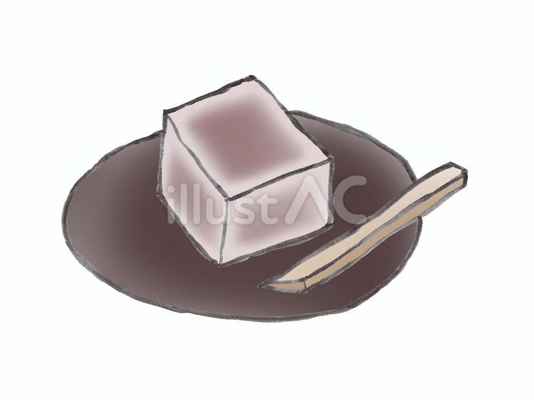 きんつば きんつば,和菓子,スィーツのイラスト素材