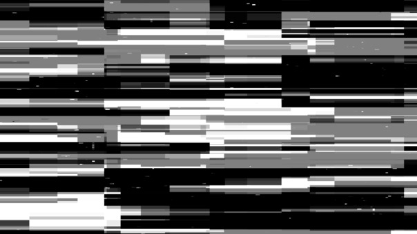 モノクロの横帯ブロックグリッチ背景 グリッチ,ノイズ,歪み,エフェクト,乱れ,ブレ,背景,抽象,テクスチャ,オーバーレイのイラスト素材