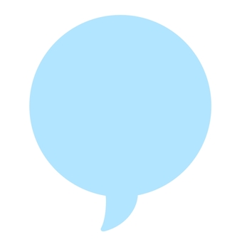 吹き出し　丸　水色 吹き出し,ふきだし,丸,青,水色,パステルカラー,かわいい吹き出し,フキダシ,フレーム素材,アイコンのイラスト素材