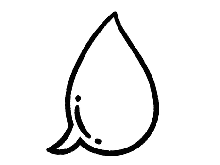 水滴風の吹き出し 吹き出し,水滴,水,透過,ベース,メッセージ,イラストのイラスト素材