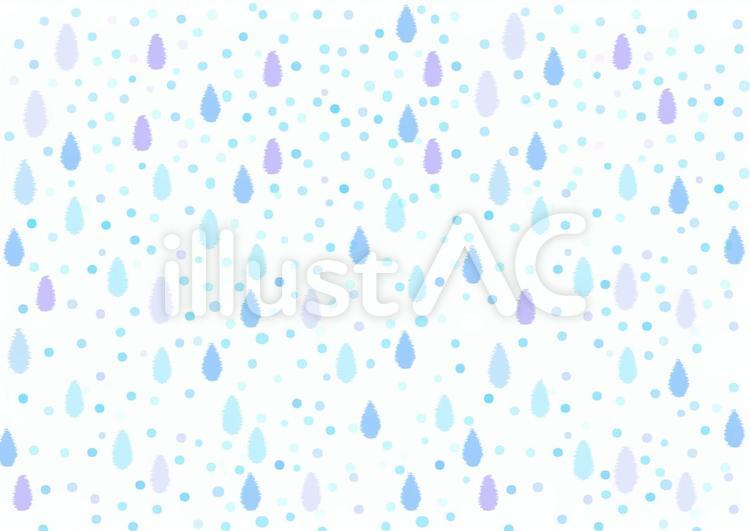 水滴と水玉模様の背景素材（梅雨イメージ） 背景,壁紙,雨のイラスト素材