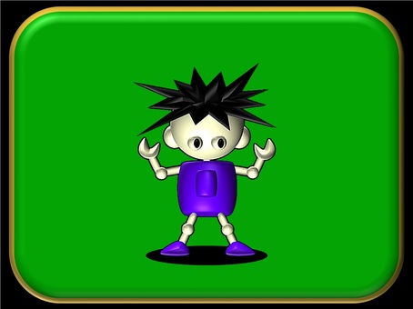 パペット　男の子　554 パペット,男の子,メルヘン,ファンタジー,キャラクターのイラスト素材