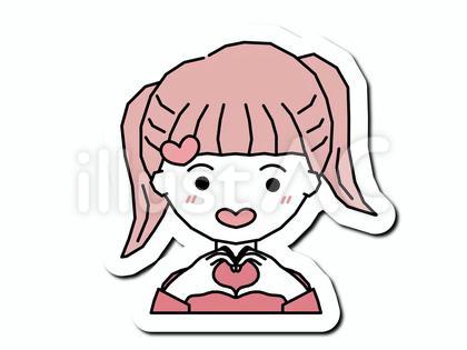 シンプルで可愛い女性C 25
