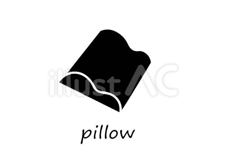 枕 枕,寝具,睡眠のイラスト素材