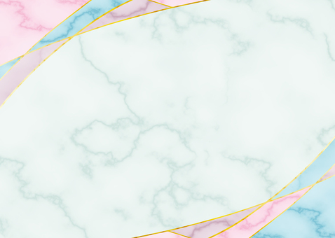 大理石と金のライン 大理石,フレーム,高級感,天然石,背景,金,ゴールド,ラグジュアリー,おしゃれ,高級のイラスト素材