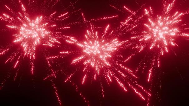 3つのピンクの花火が打ち上がる背景 花火,火花,背景,爆発,イベント,エフェクト,光,壁紙,火の粉,スタイリッシュのイラスト素材