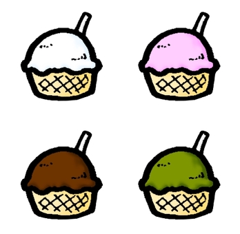 Handwritten ice cream, , JPG and PNG