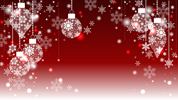 クリスマスオーナメントの背景