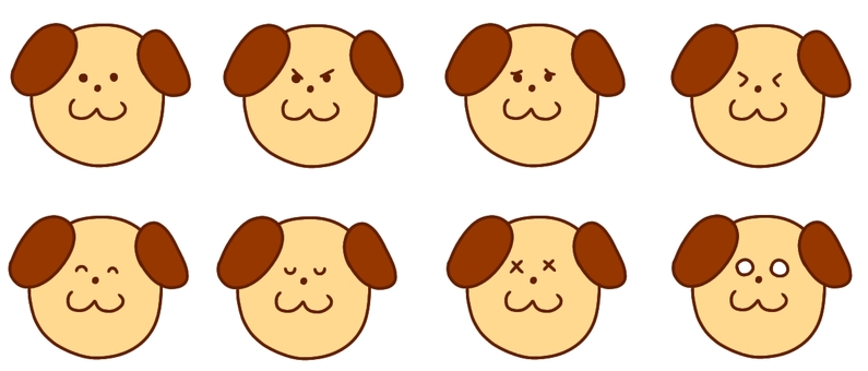 Illustration, собака, существо, и мило, 