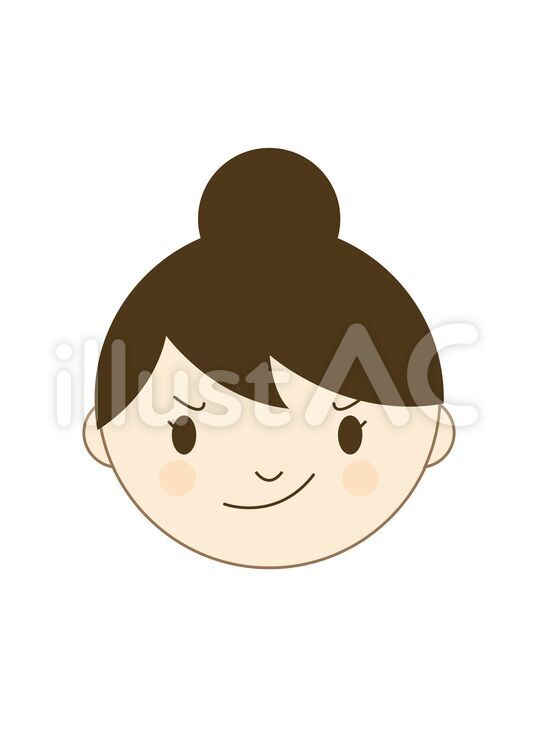 ムフフ 笑顔,かわいい,女の子のイラスト素材