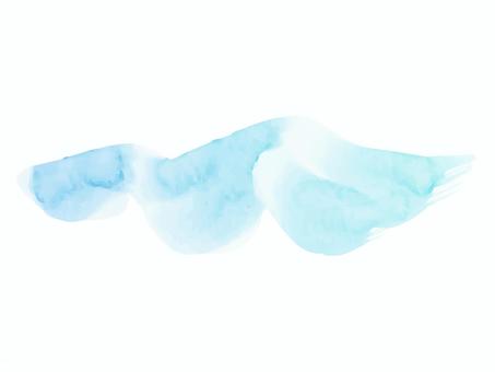 水彩で描いた見出し用ワンポイント素材