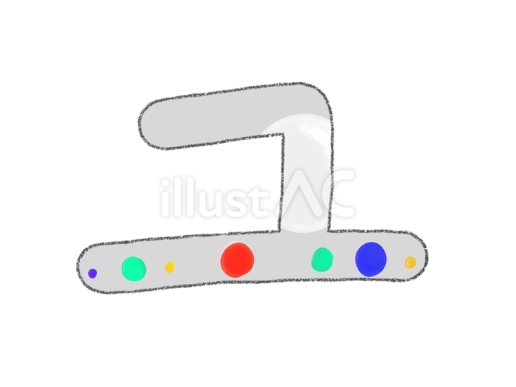 カタカナ＿ユ カタカナ,ユ,文字のイラスト素材