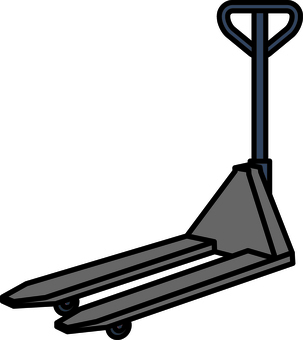 グレーのハンドリフトです。 グレーのハンドリフトです。 ハンドリフト,シンプル,パレットトラック,手動,フォークリフト,荷役,倉庫,荷運び,油圧,リフトのイラスト素材