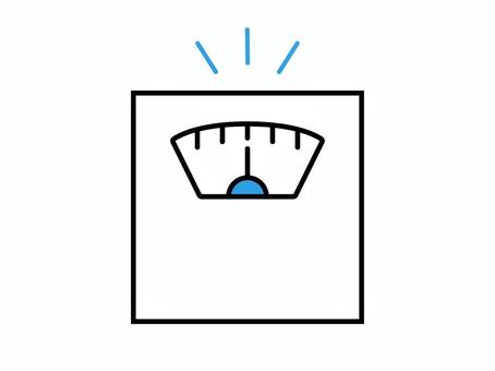 体重計のアイコン 体重計,体重,測定,測る,アイコン,身体測定,ダイエット,健康,管理,イメージのイラスト素材