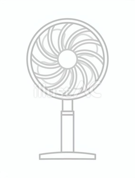 扇風機 扇風機,家電,夏のイラスト素材
