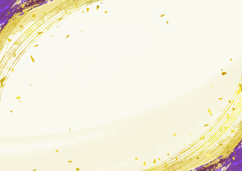 和風 背景（対角　紫・金箔）