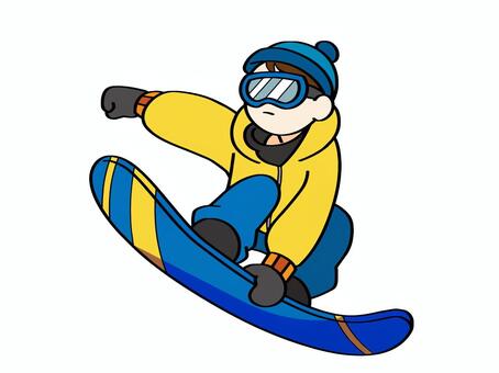 スノーボードのイラスト スノーボード,スノボ,冬,ウィンタースポーツ,雪,ゲレンデ,スキー場,アウトドア,スポーツ,かっこいいのイラスト素材