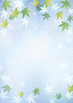 もみじの背景 もみじの背景 もみじ,青,夏,緑,葉,背景,メニュー,季節,華やか,さわやかのイラスト素材