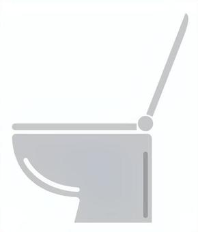 #3207洋式トイレ トイレ,洋式,便座,蓋,水洗,ワンポイント,デザイン,素材のイラスト素材