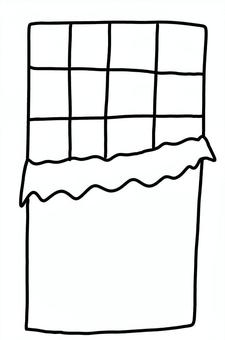 チョコレート塗り絵