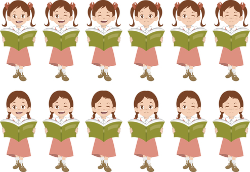 Illustration, ट्विन पूंछ, चोटियों, प्रथम, 