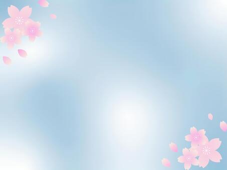 桜の花びら背景 桜,春,花びらのイラスト素材