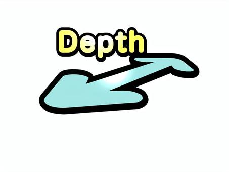 Depth presentation icon, , JPG and PNG