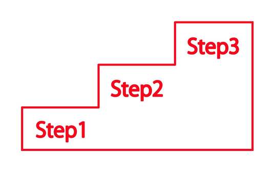 ステップフェーズ ステップ,フェーズ,階段,向上,レベルアップ,スキルアップ,出世,昇進,達成,挑戦のイラスト素材