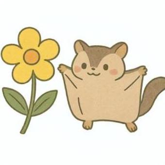 モモンガ モモンガ モモンガ,動物,癒し系のイラスト素材