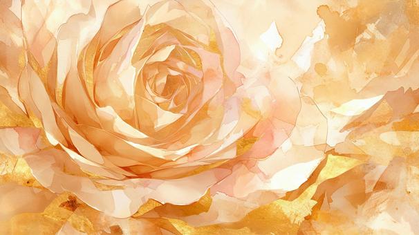 薔薇のような模様のイラスト背景